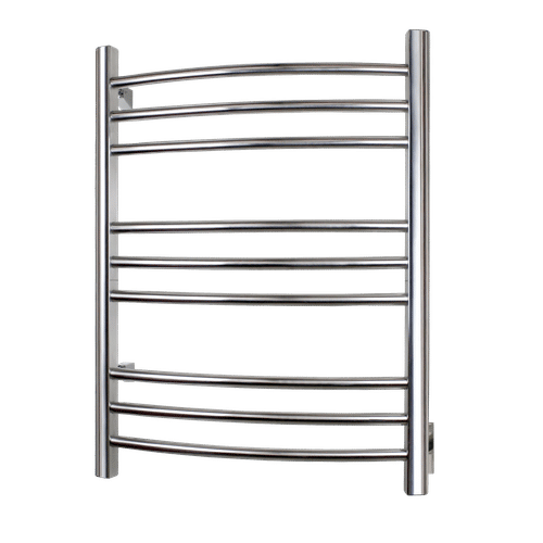 Riviera brushed stainless steel towel warmer - wall mounted