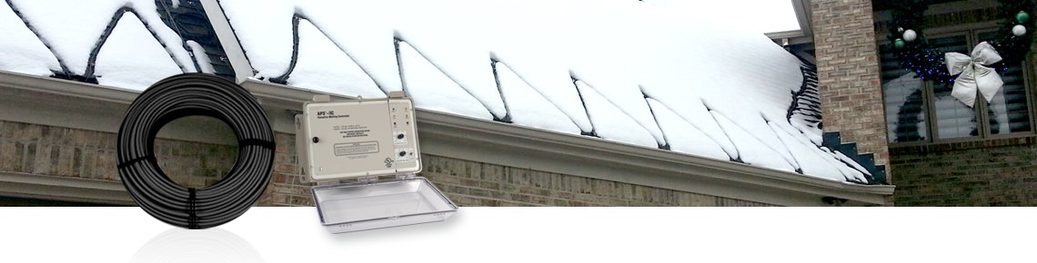 Heat Tape for Roofs & Gutters