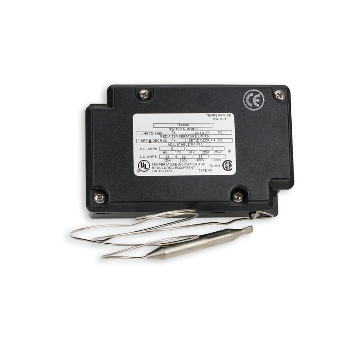 roof and gutter deicing control air stat