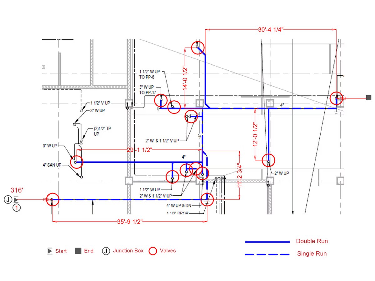 Pipe Freeze Protection Installation Plan
