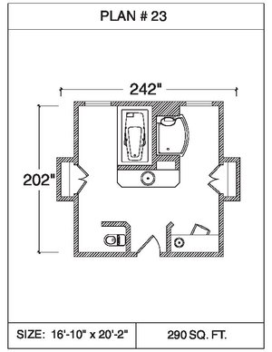 101 Floor Plans Tempzone Cables With Strip Bathroom - Plan 23. 169 Sq 