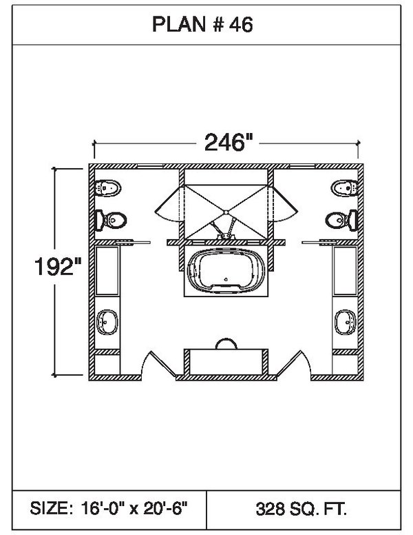 master bedroom with bathroom floor plans