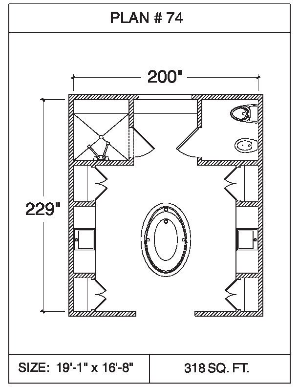 Bathroom - Plan 74