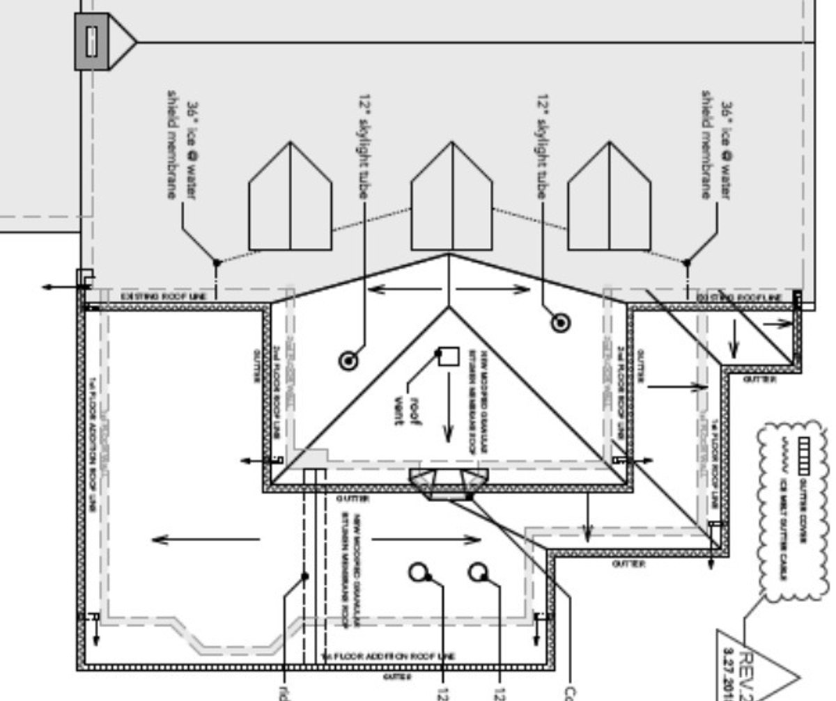 Roof And Gutter Floor Plan Roof and Gutter Large 1. with Roof & Gutter