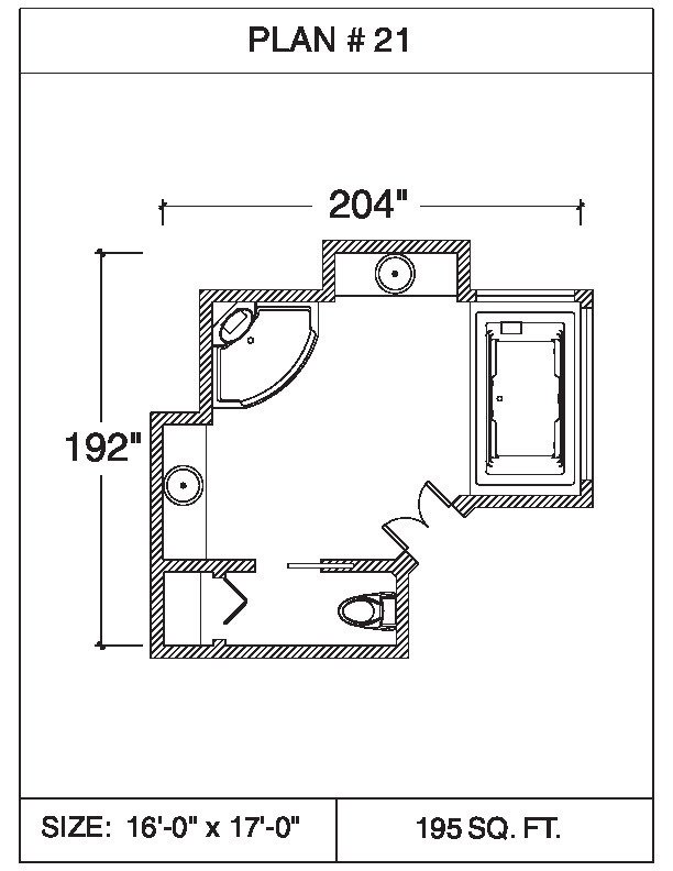 Bathroom - Plan 21