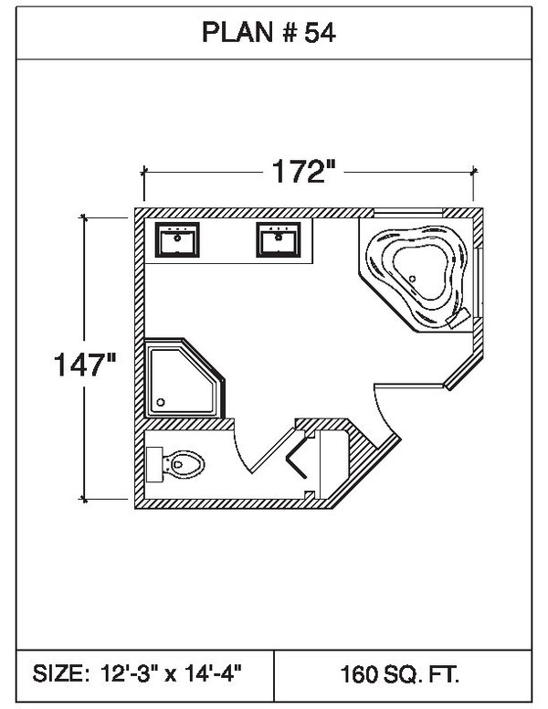 101 Bathroom Floor Plans 