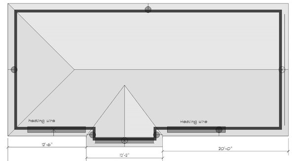 Roof and Gutter Deicing Installation Plans | WarmlyYours image.