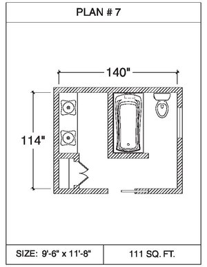 101 Floor Plans Tempzone Cables With Strip Bathroom - Plan 7. 65 sq.ft ...