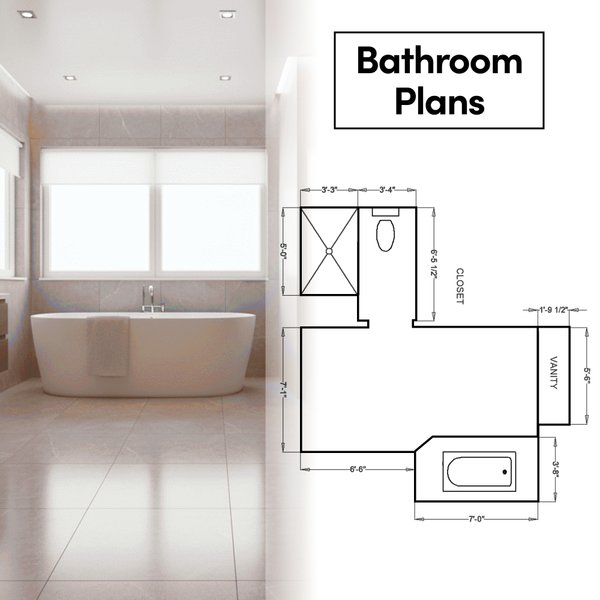 Bathroom in Black Find Floor Plans by Room