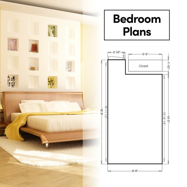 Bedroom in Black Find Floor Plans by Room