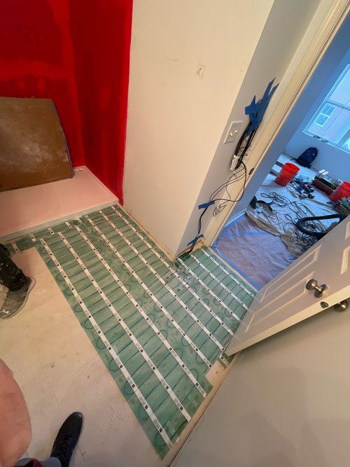 Rosehall Bathroom Billen S Condo First Bathroom Mat Installation 3