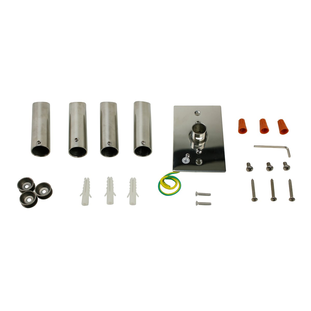 Round Polished Towel Warmer Hardwire Kit (Malta, Ontario, Bellagio, Vida)