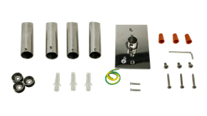 Round Polished Towel Warmer Hardwire Kit (Malta, Ontario, Bellagio, Vida)