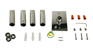 Round Polished Towel Warmer Hardwire Kit (Malta, Ontario, Bellagio, Vida)