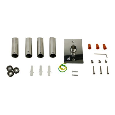 POLISHED SS ROUND HARDWARE KIT