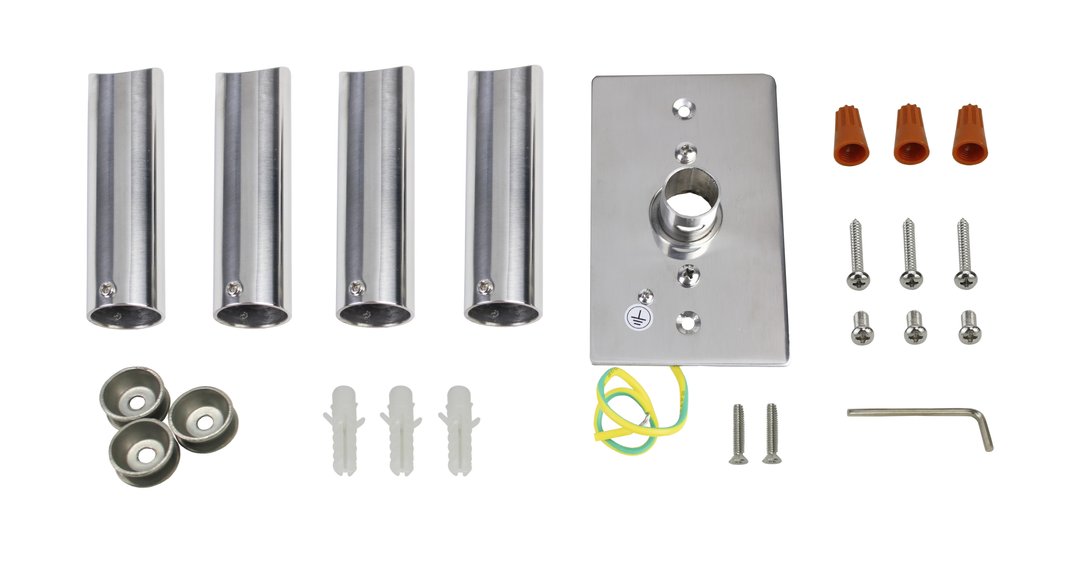 TWS4MLT11PH Malta Towel Warmer, Polished, Hardwired, 11 Bars TWS4