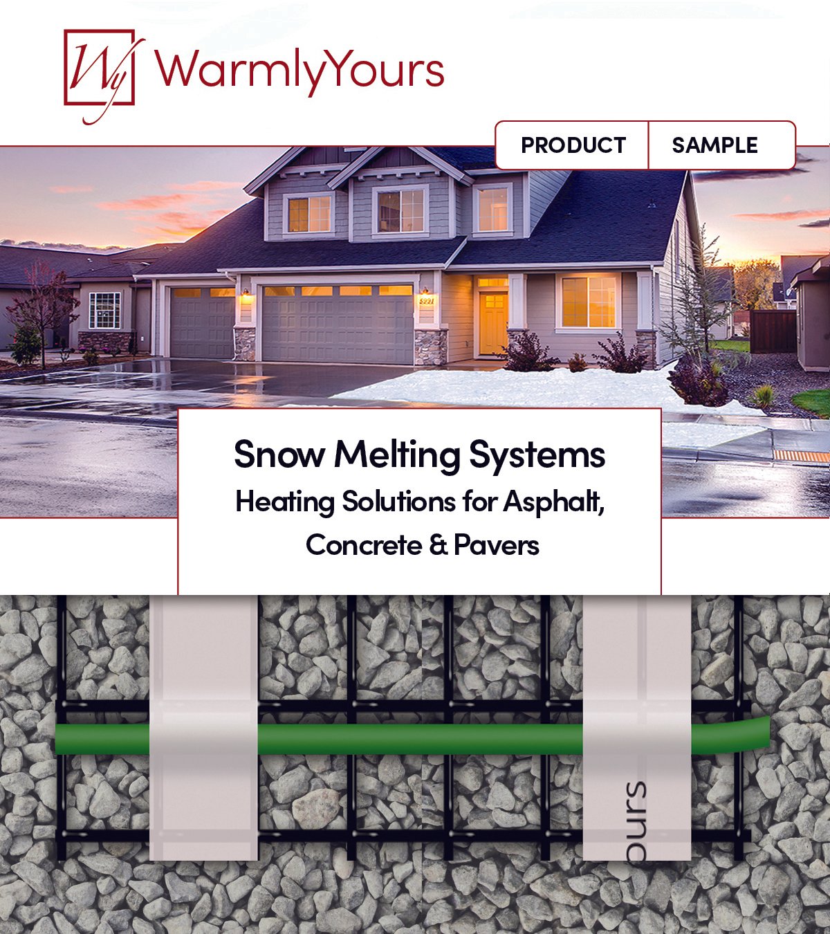 Snow melt Sample Card