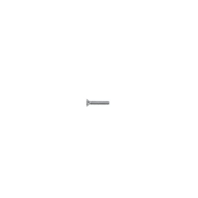 Screw, stainless, wallplate, flat, #6x1
