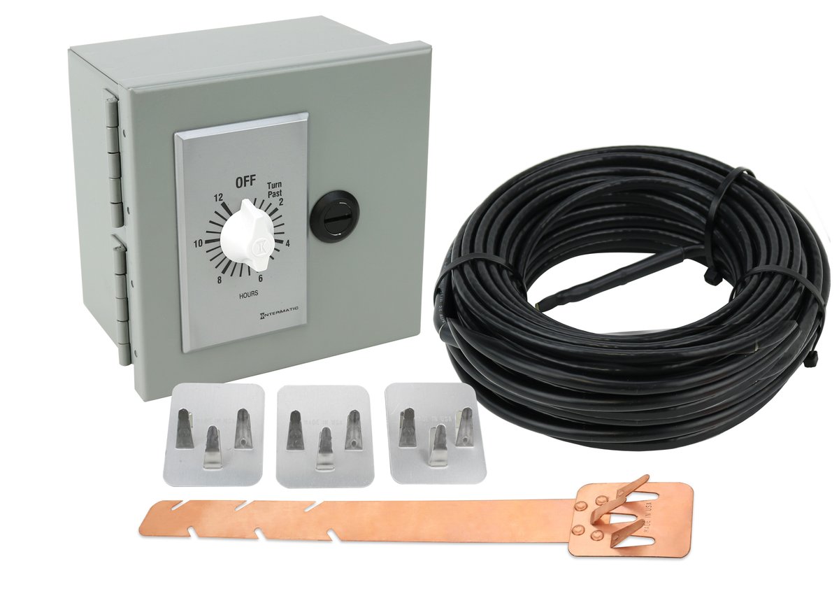 Self regulating bundle for roof and gutter deicing