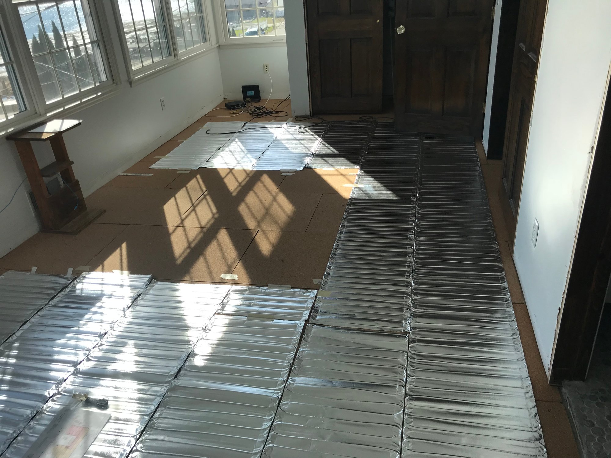Share Your Story Customer: Environ installation over cork under bamboo floors