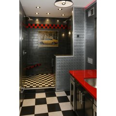 Floor heating on tile in a bathroom in Mentor, OH.