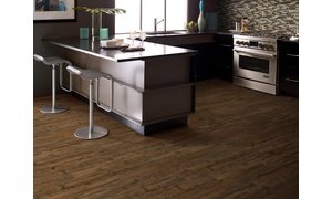 Shaw Floorte LVT planks in kitchen