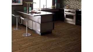 Shaw Floorte LVT planks in kitchen