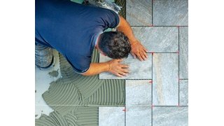 Tile Top View Installation