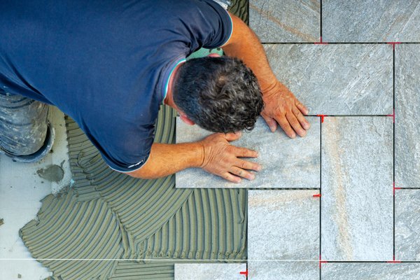 Tile Top View Installation