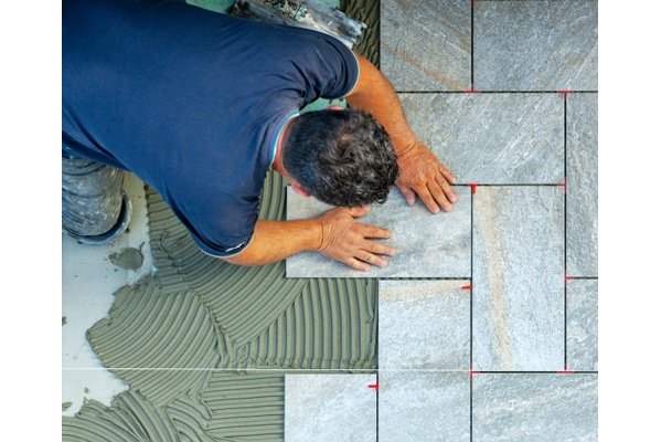 Tile Top View Installation