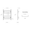 Sierra Dual Connect Towel Warmer Dimensions
