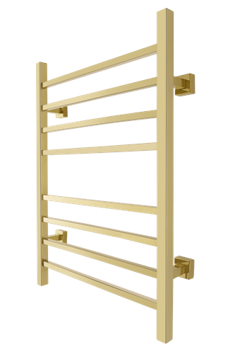 Sierra polished gold towel warmer - wall mounted