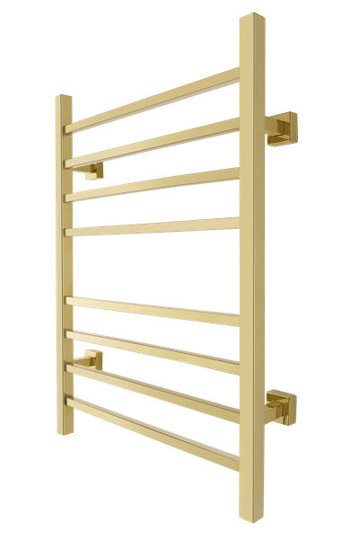 Sierra polished gold towel warmer - wall mounted