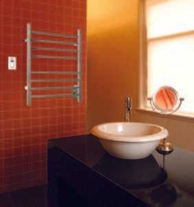 All WarmlyYours hardwired towel warmers come with a programmable timer.