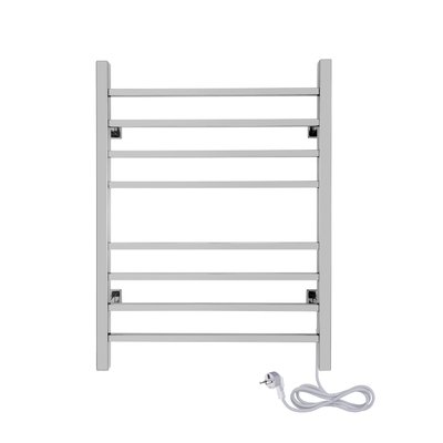 Sierra Towel Warmer, Polished, Dual Connection, 8 Bars
