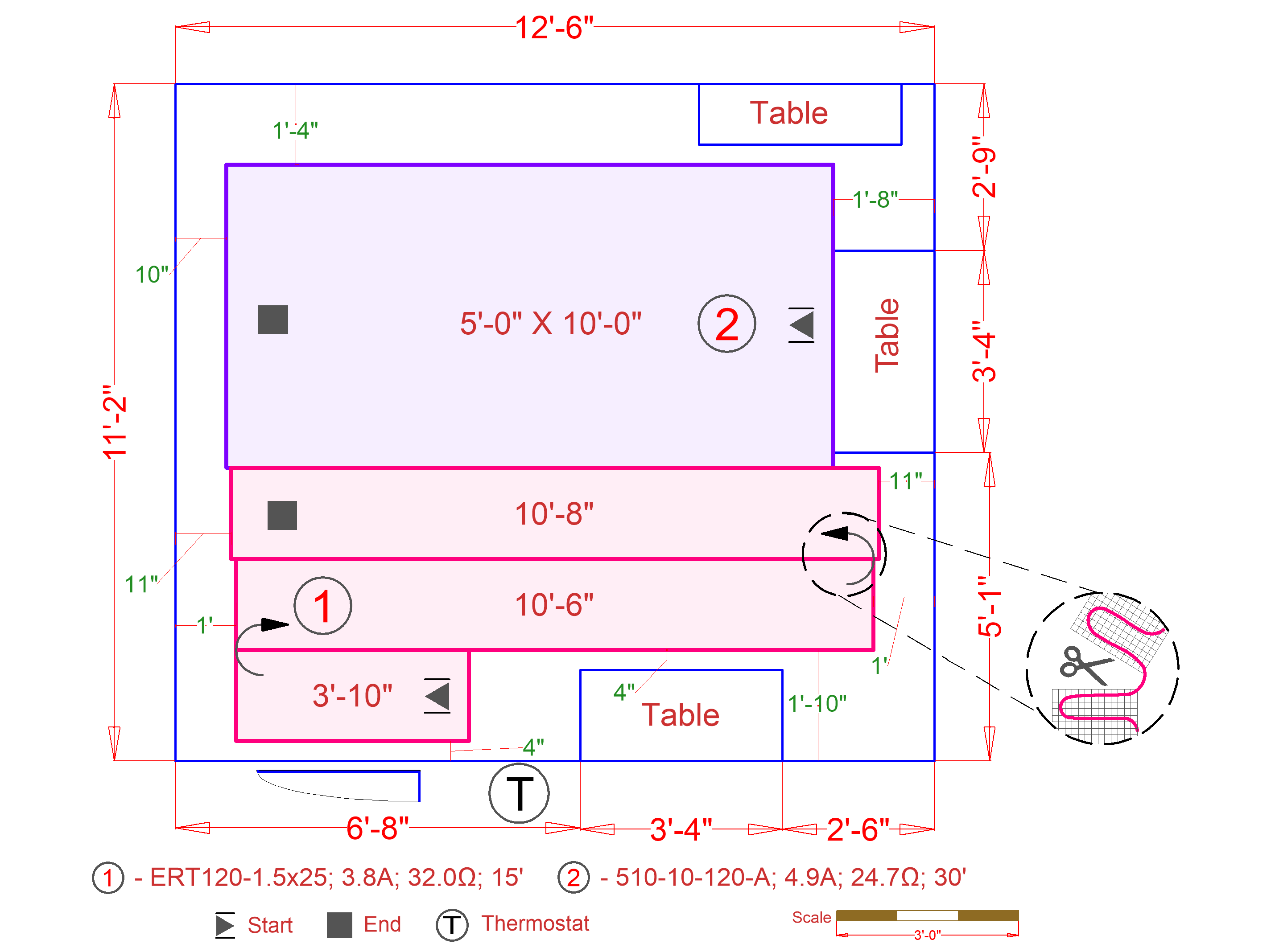 Simpsons Floor Heating SmartPlan (2) Bart's room