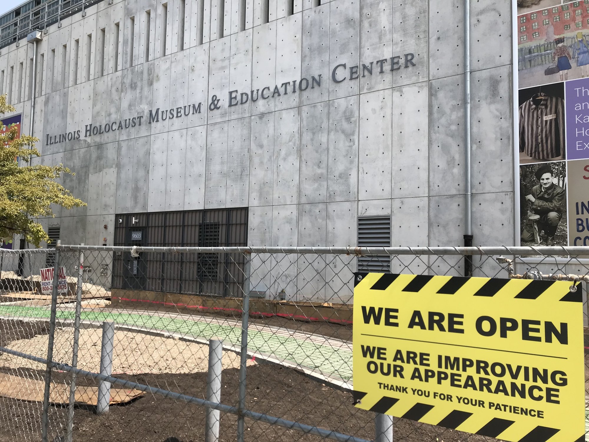 Skokie IL Holocaust Museum Snow Melt Installation 4