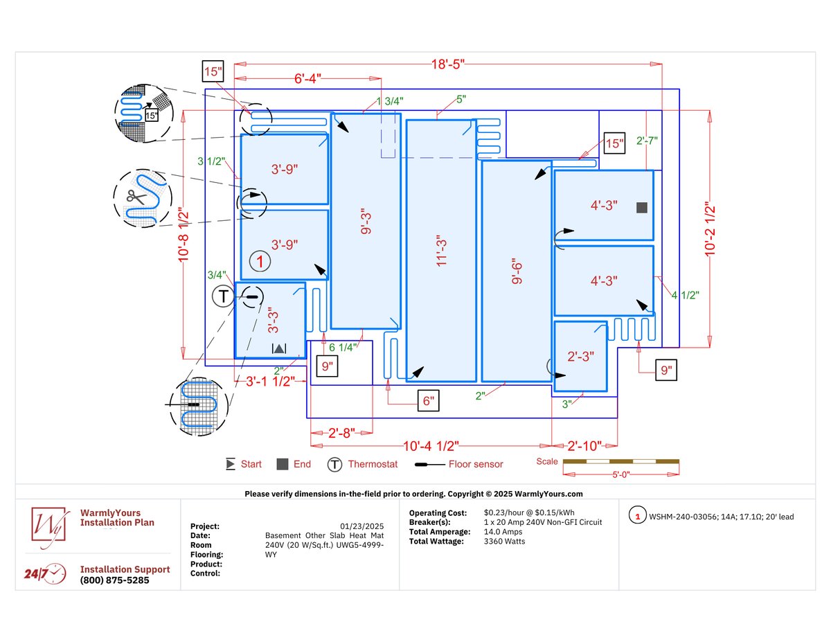 Slab Floor Heating System Smartplan for product pages