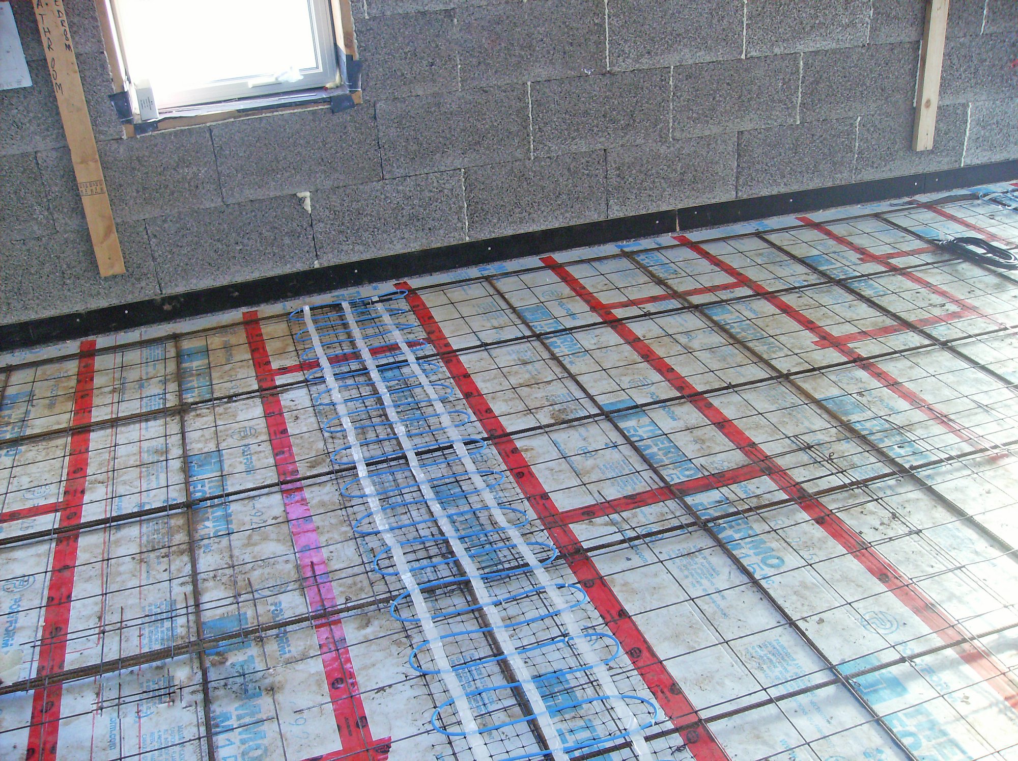 Slab Heating Mat Install ORANGEVILLE, ON 3