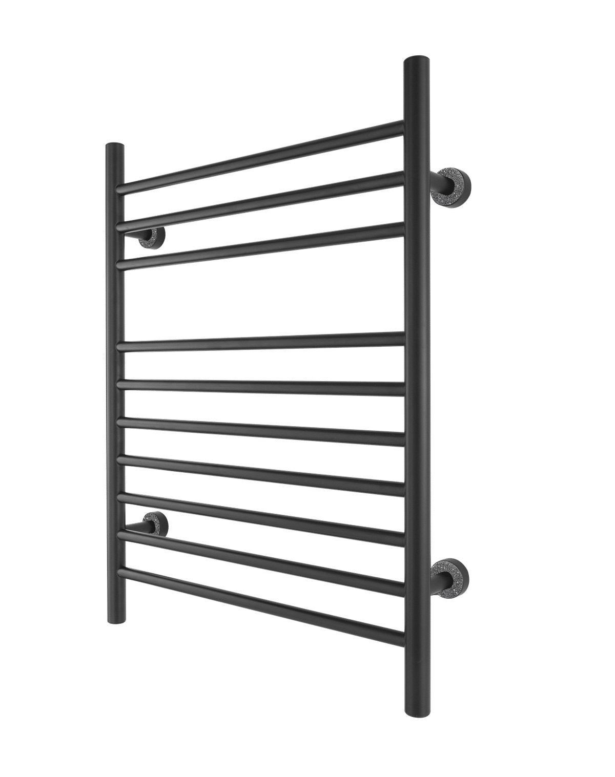 Matte Black Towel Warmer Slate Austrian Crystals