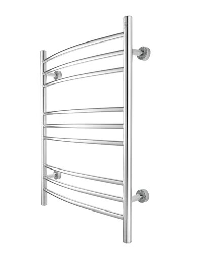 Riviera polished stainless steel towel warmer - wall mounted