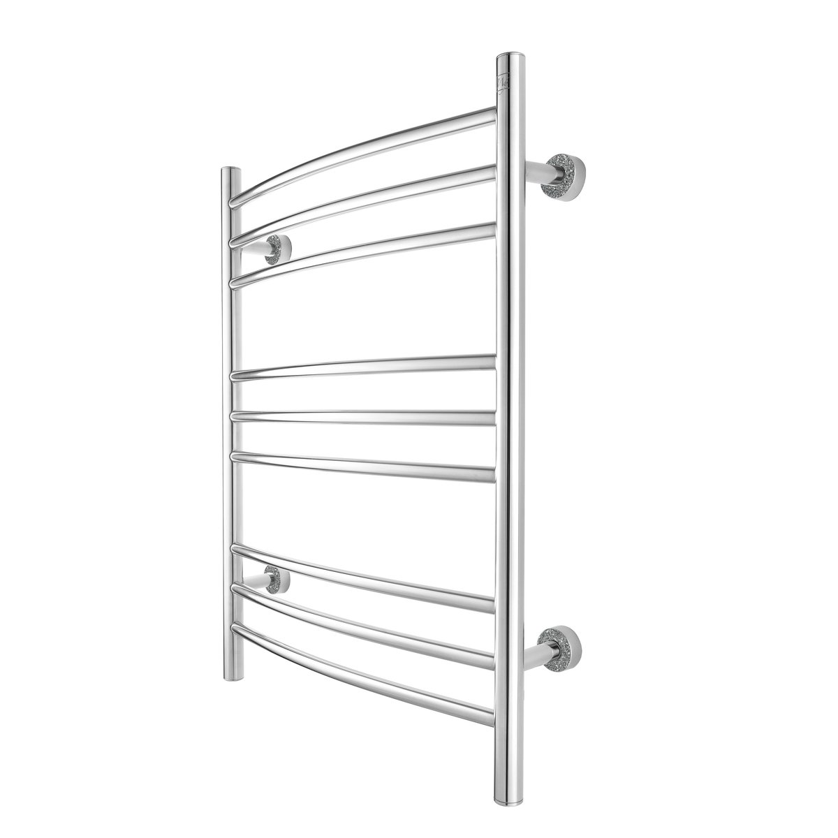 Polished Towel Warmer Slate Austrian Crystals