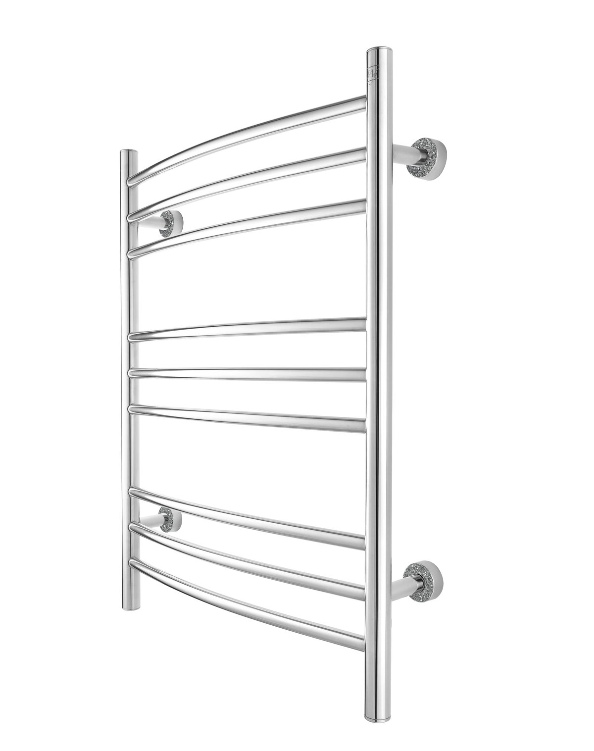 Polished Towel Warmer Slate Austrian Crystals