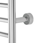 Crystal Accessories polished stainless steel towel warmer