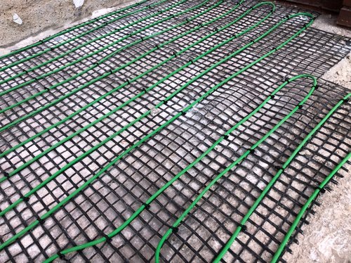 SmartInstall for Snow Melt Cable on Stairs and Landing with mesh underlayment