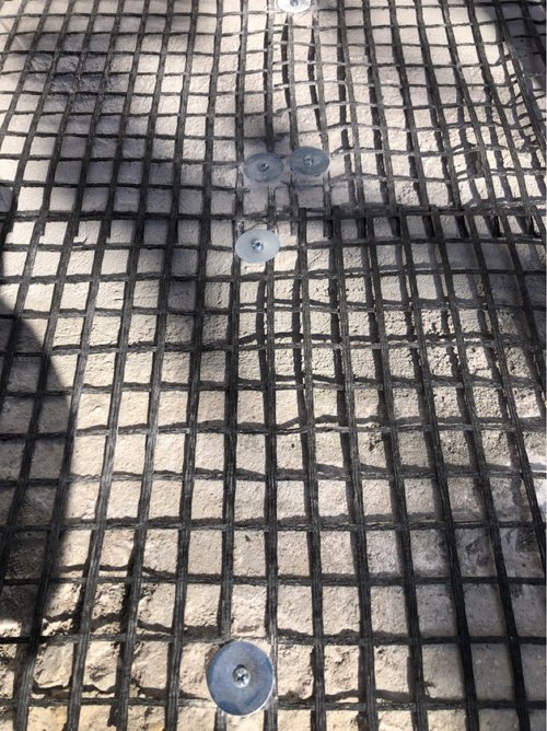 SmartInstall for Snow Melt Cable on Stairs and Landing mesh closeup