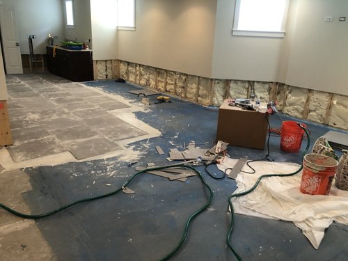 SmartInstall Service for Basement Floor Heating