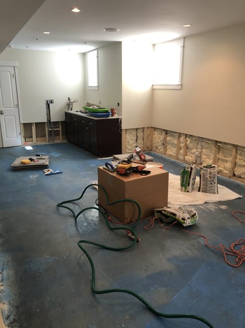 SmartInstall Service for Basement Floor Heating