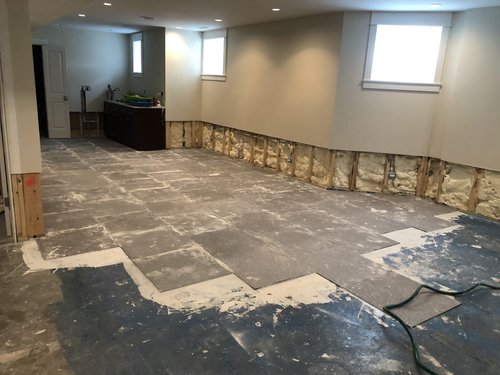 SmartInstall Service for Basement Floor Heating