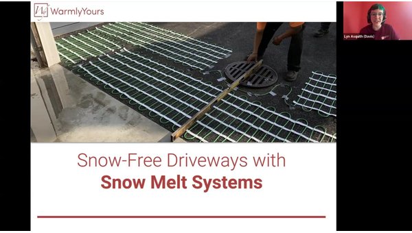 Snow-Free Driveways with Snow Melt Systems